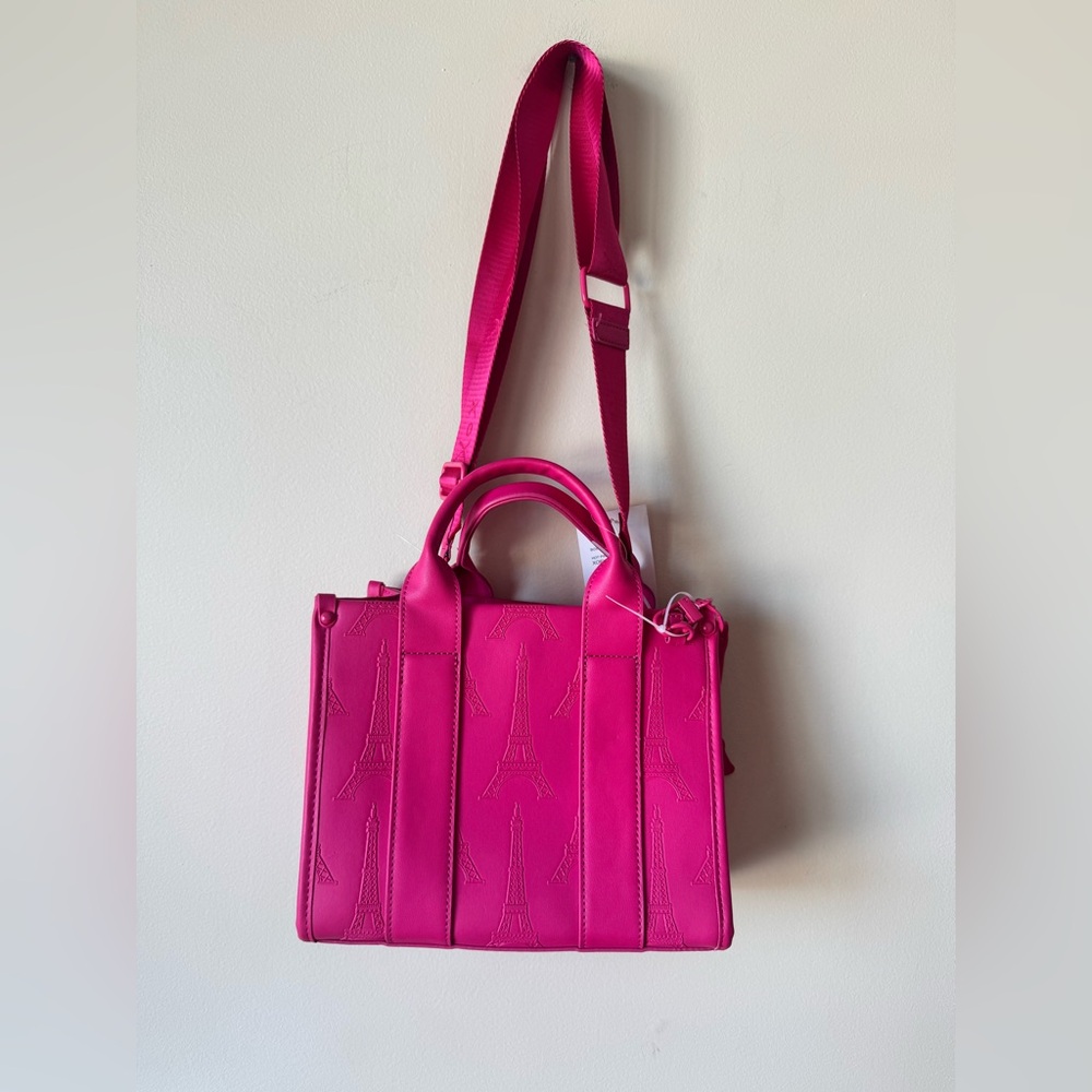 Betsey Johnson Pink Eiffel Tower Bag - Picture 3 of 5